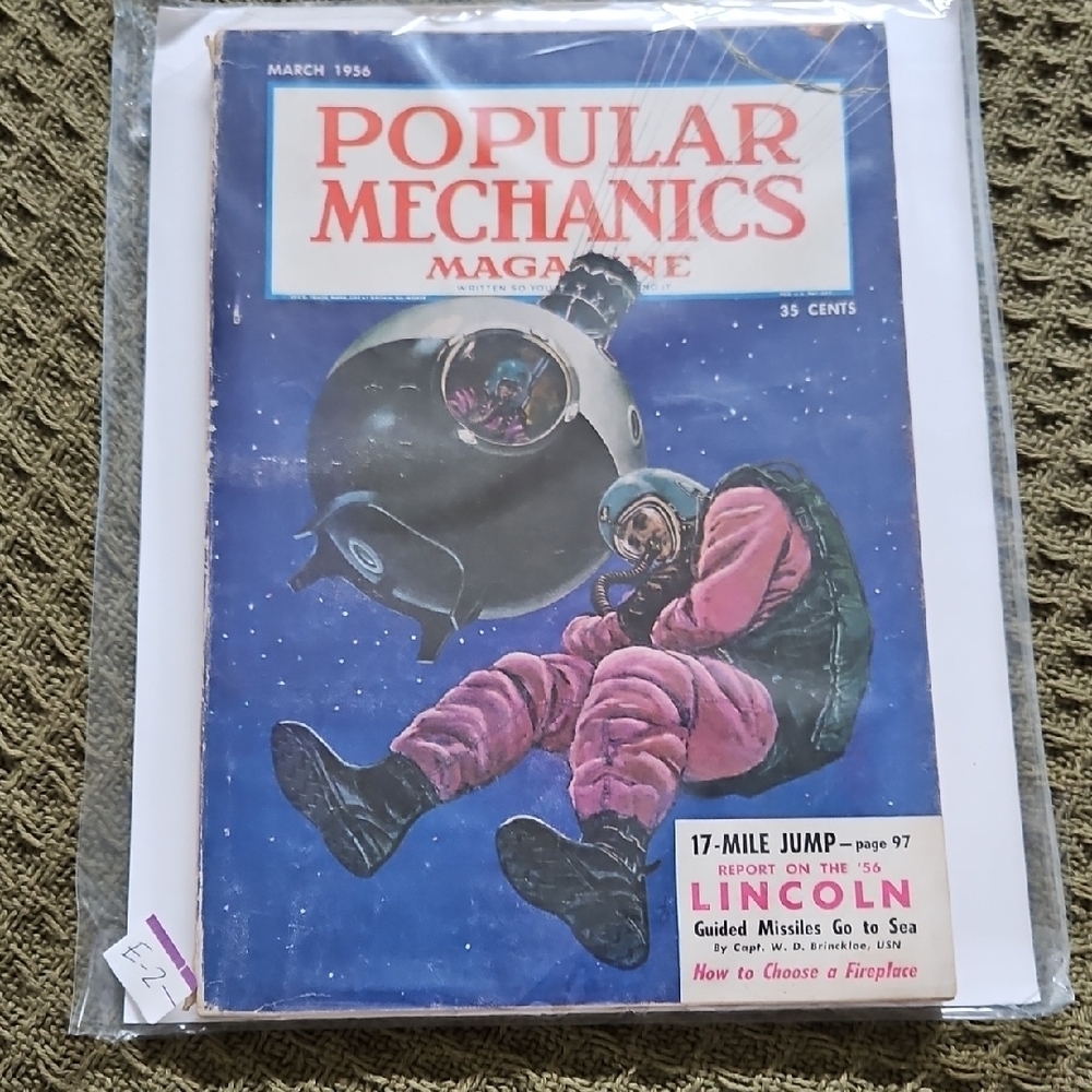 Popular Mechanics Vintage Magazine March 1956
